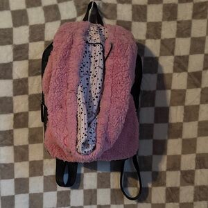 Betsy Johnson Women’s Polka Dot Teddy Bear Plush Backpack